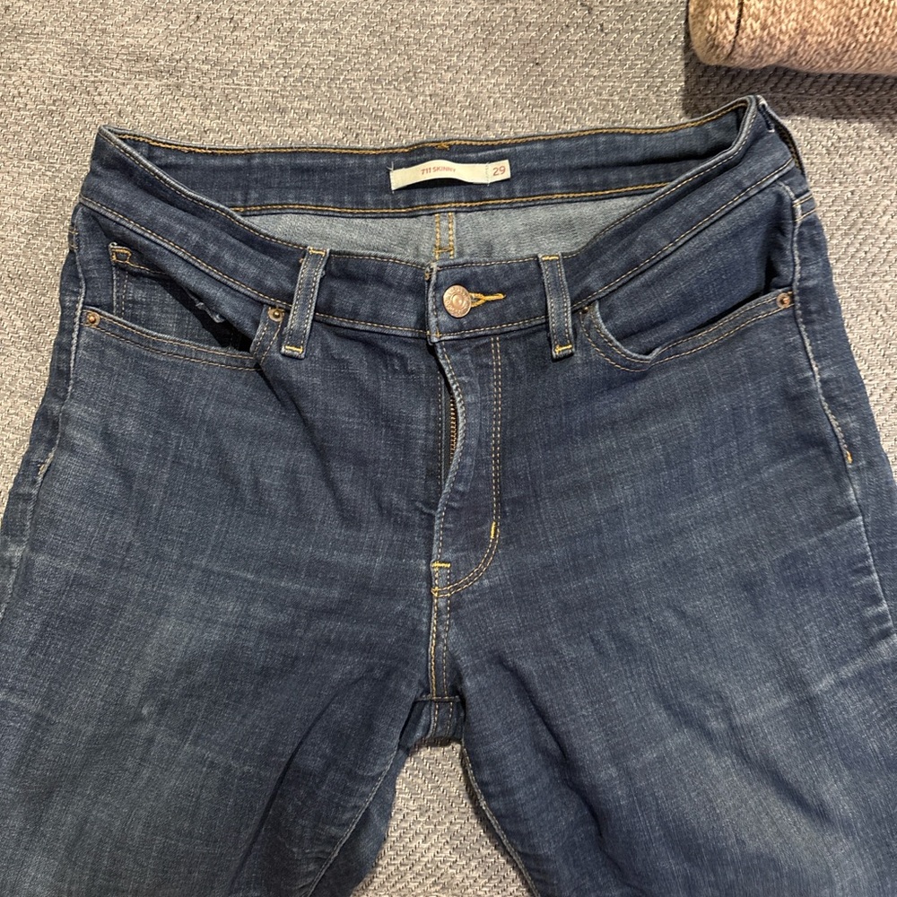 Levi's Women's Straight Leg Blue Jeans
